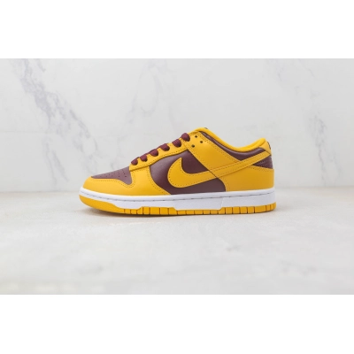 Nike Dunk Low Yellow Wine 01