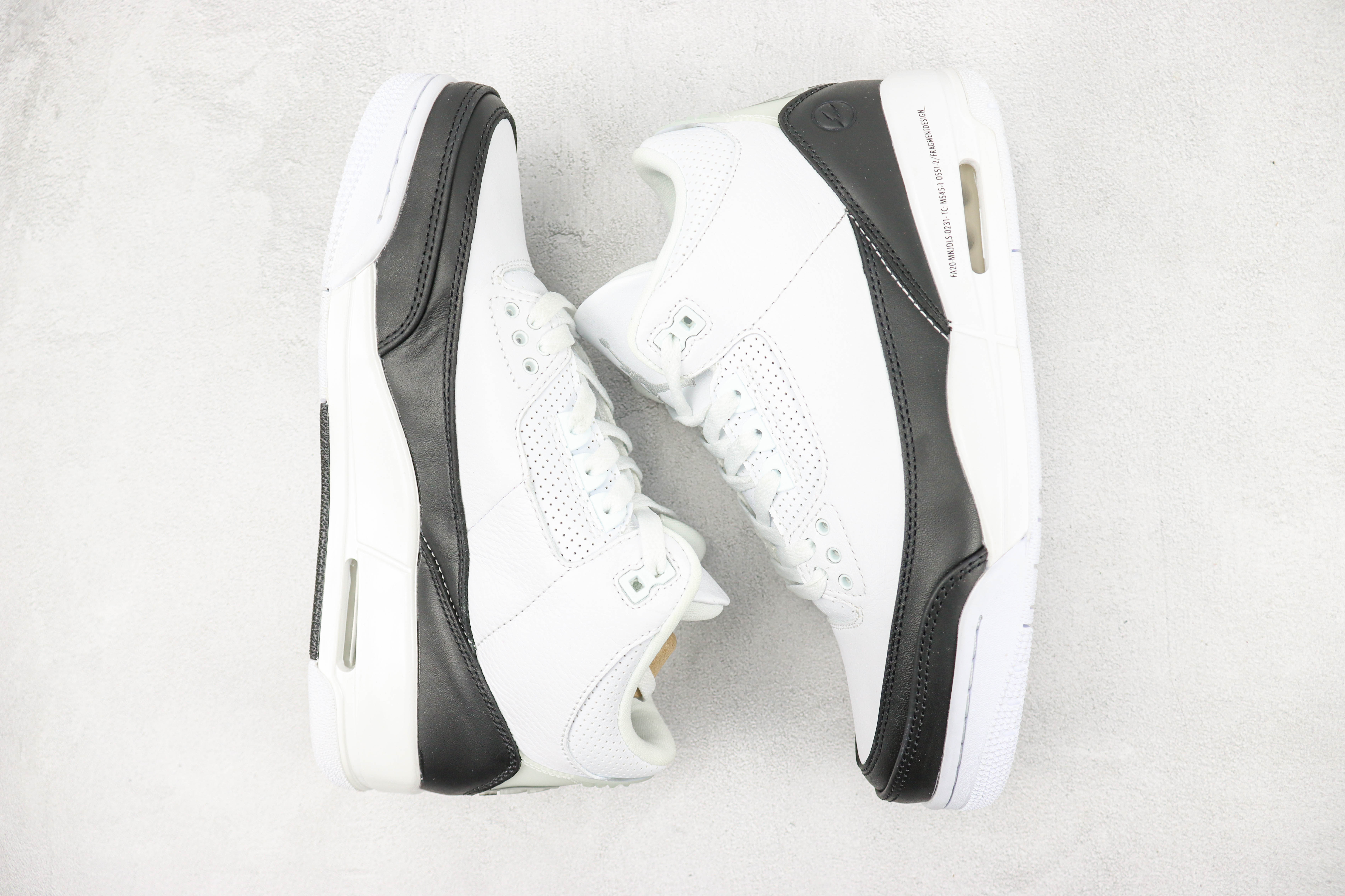 Fragment Design x Air Jordan 3 Black White