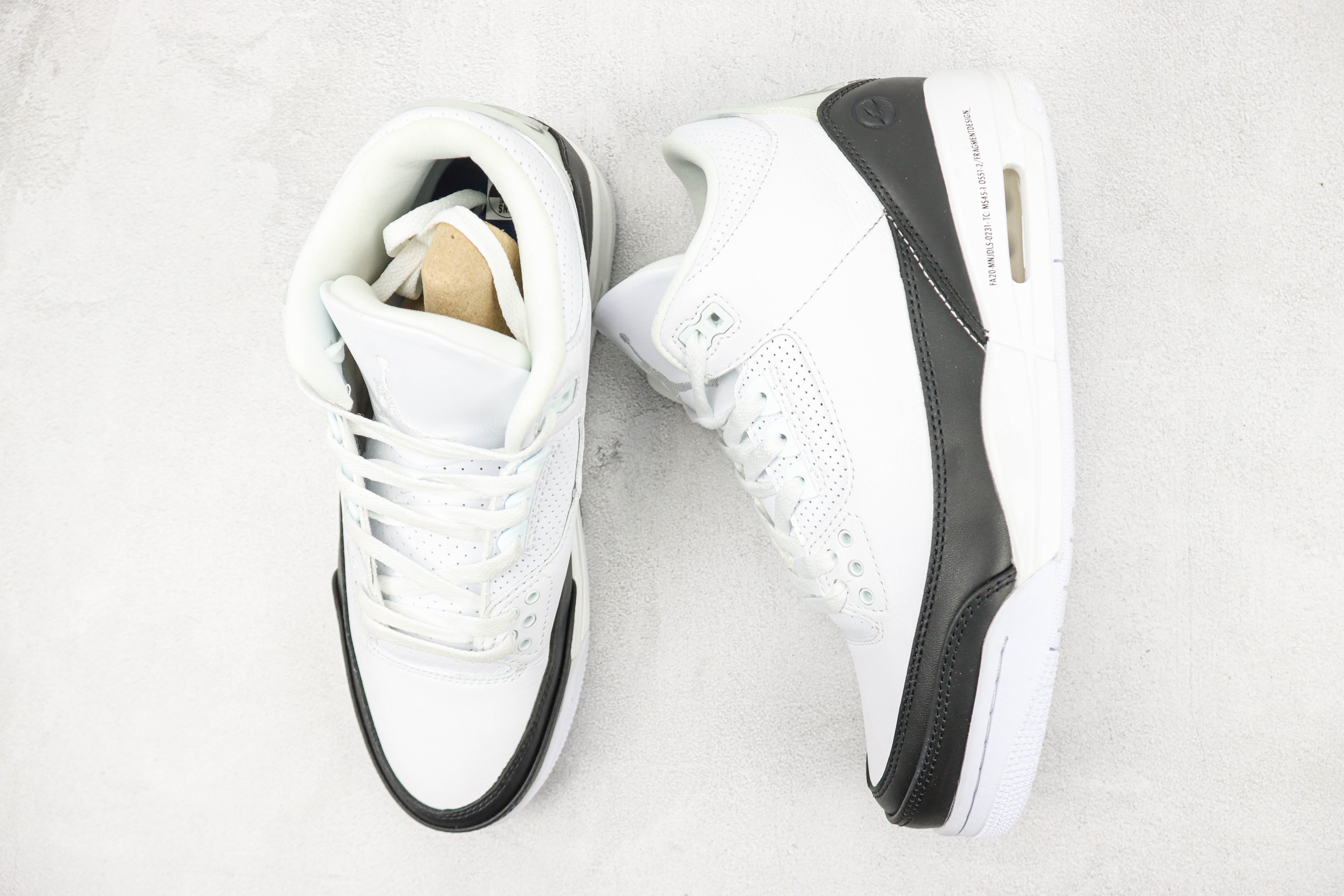 Fragment Design x Air Jordan 3 Black White