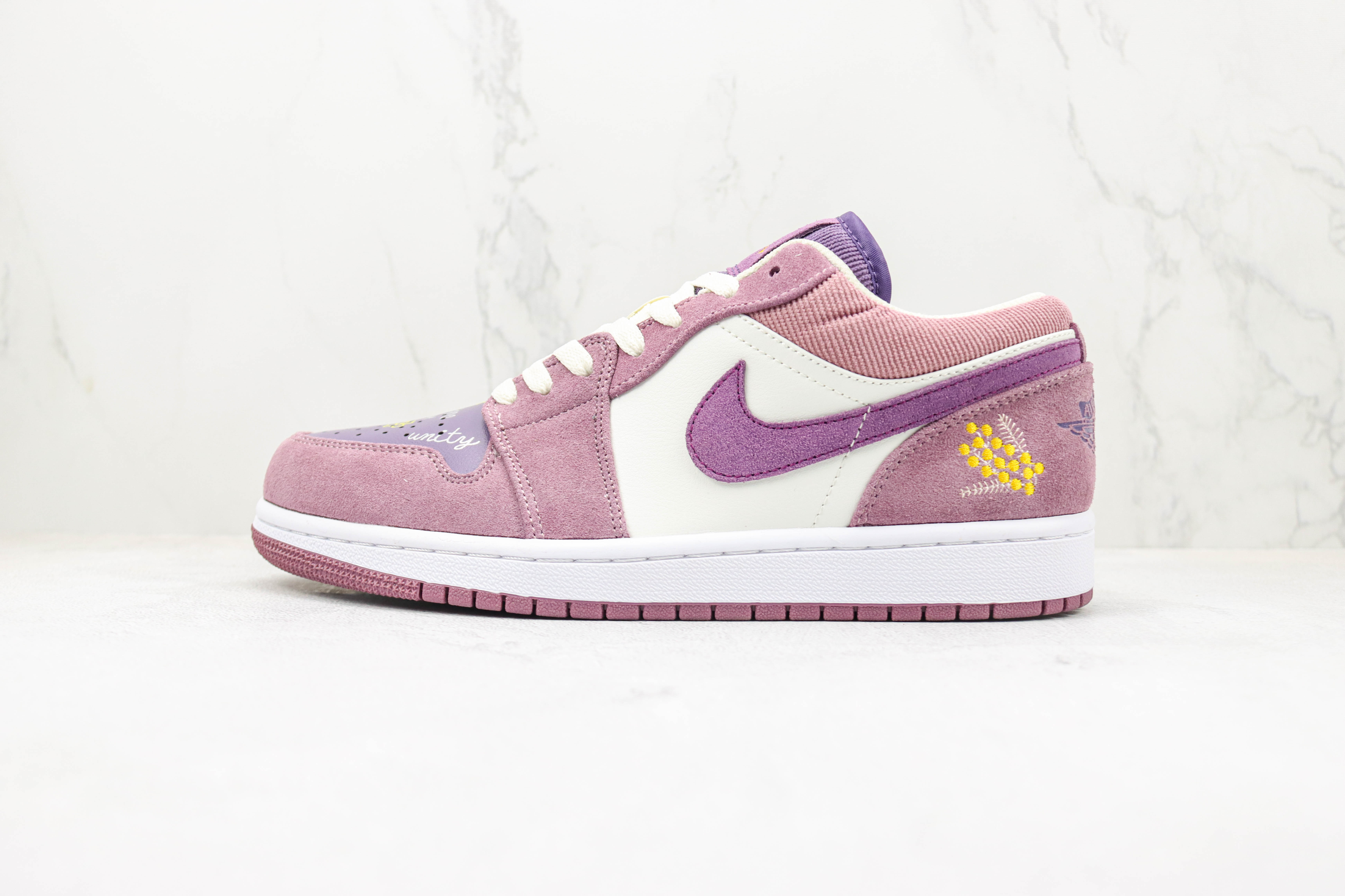 Air Jordan 1 Low “International Women's Day”Retro purple
