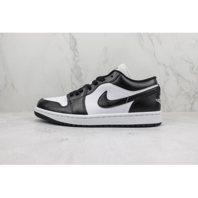 Air Jordan 1 Low Black And White 01