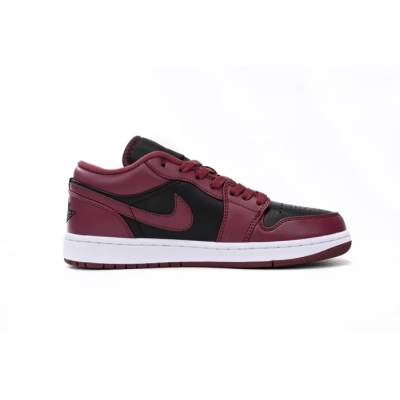 Air Jordan aj1 Low Retro Black Red 02