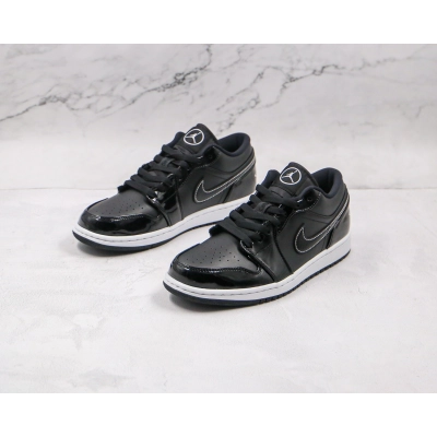Air Jordan aj1 Low Vintage Black And White 02