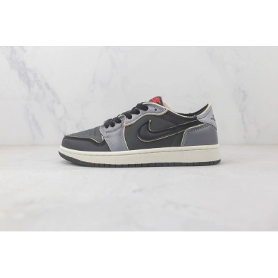 Air Jordan 1 Low Black Grey 01