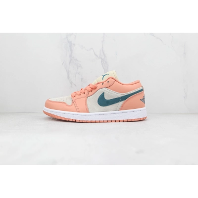 Air Jordan 1 Low Pink Blue 01