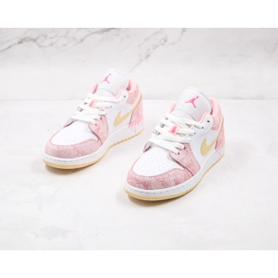 Air Jordan 1 Low SE GS Paint Drip 02