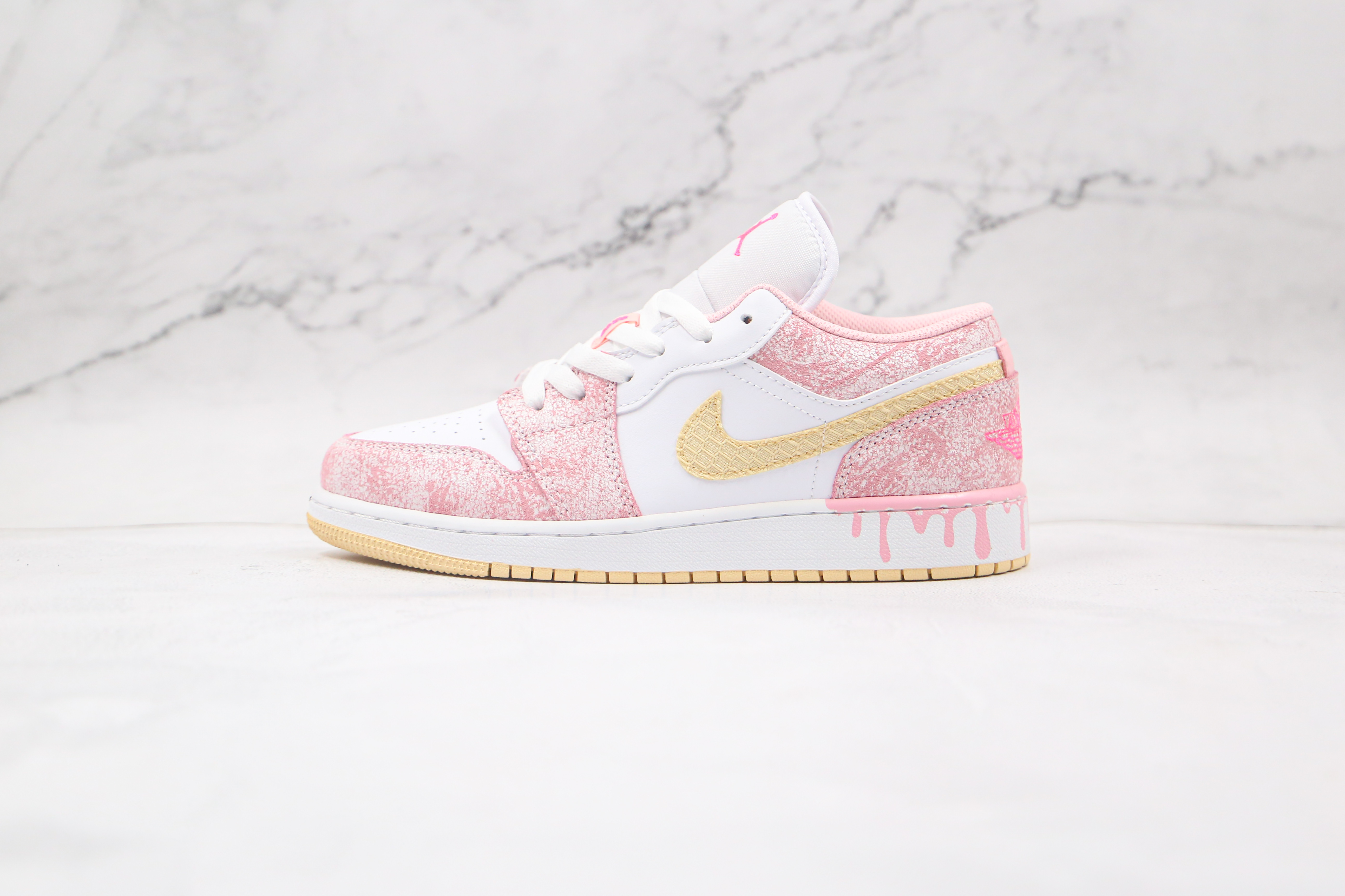 Air Jordan 1 Low SE GS Paint Drip