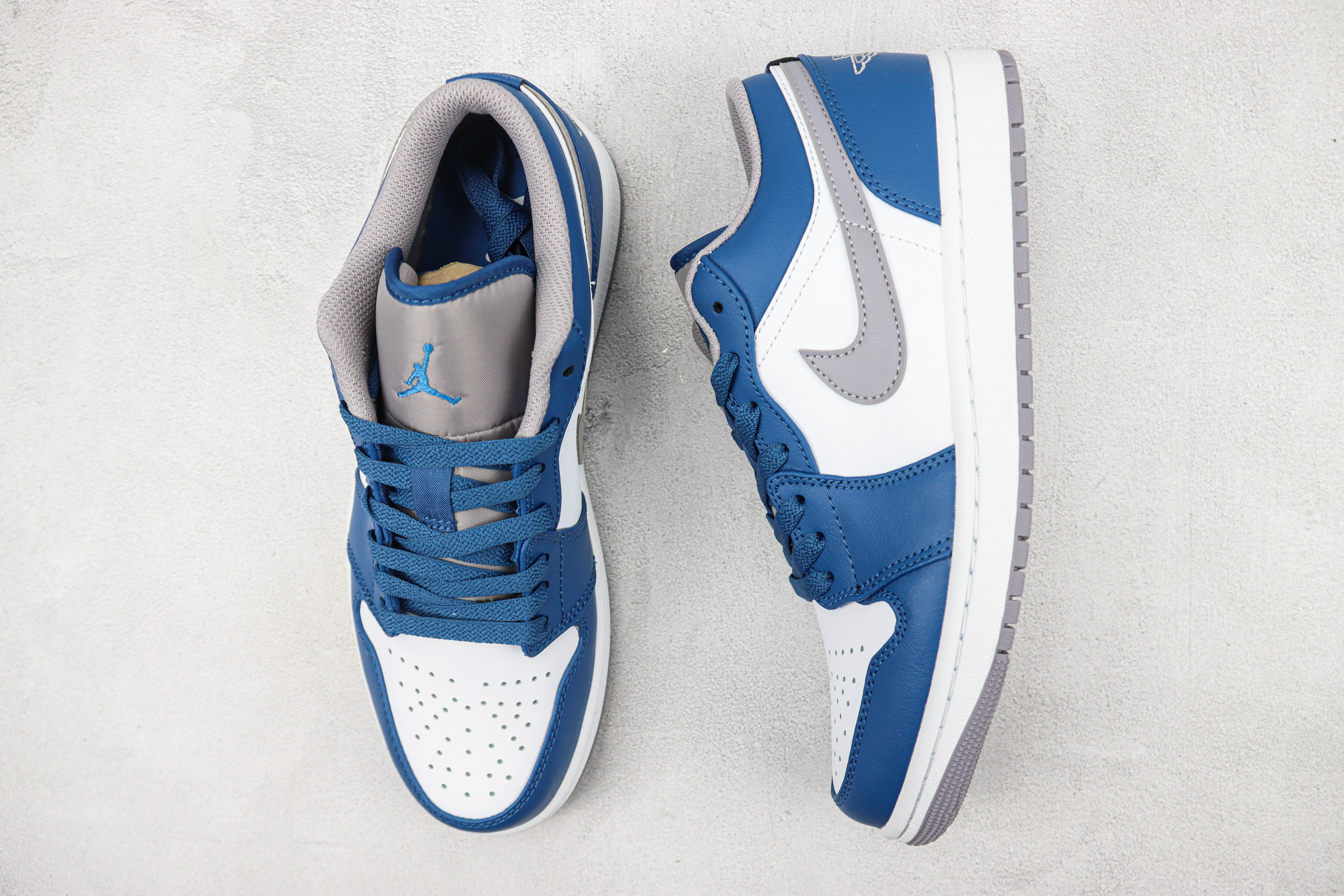 Air Jordan 1 Low White Blue