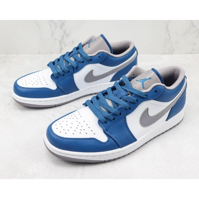 Air Jordan 1 Low White Blue 02