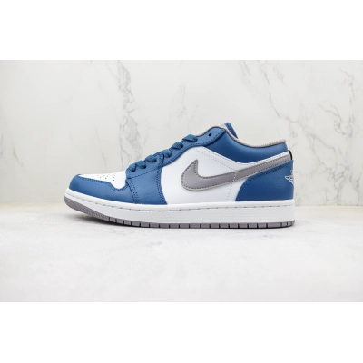 Air Jordan 1 Low White Blue 01