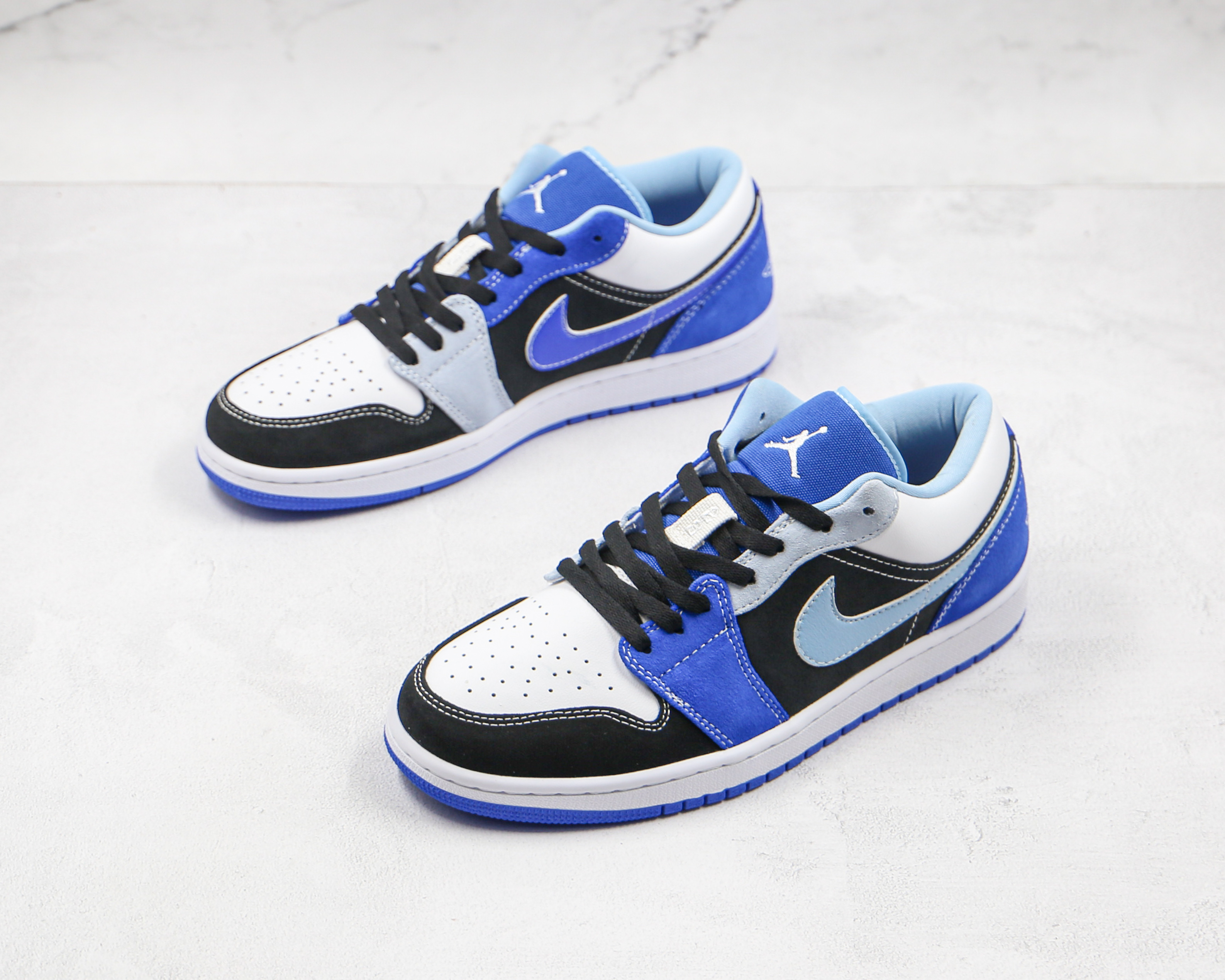 Air Jordan 1 Low White Blue Black