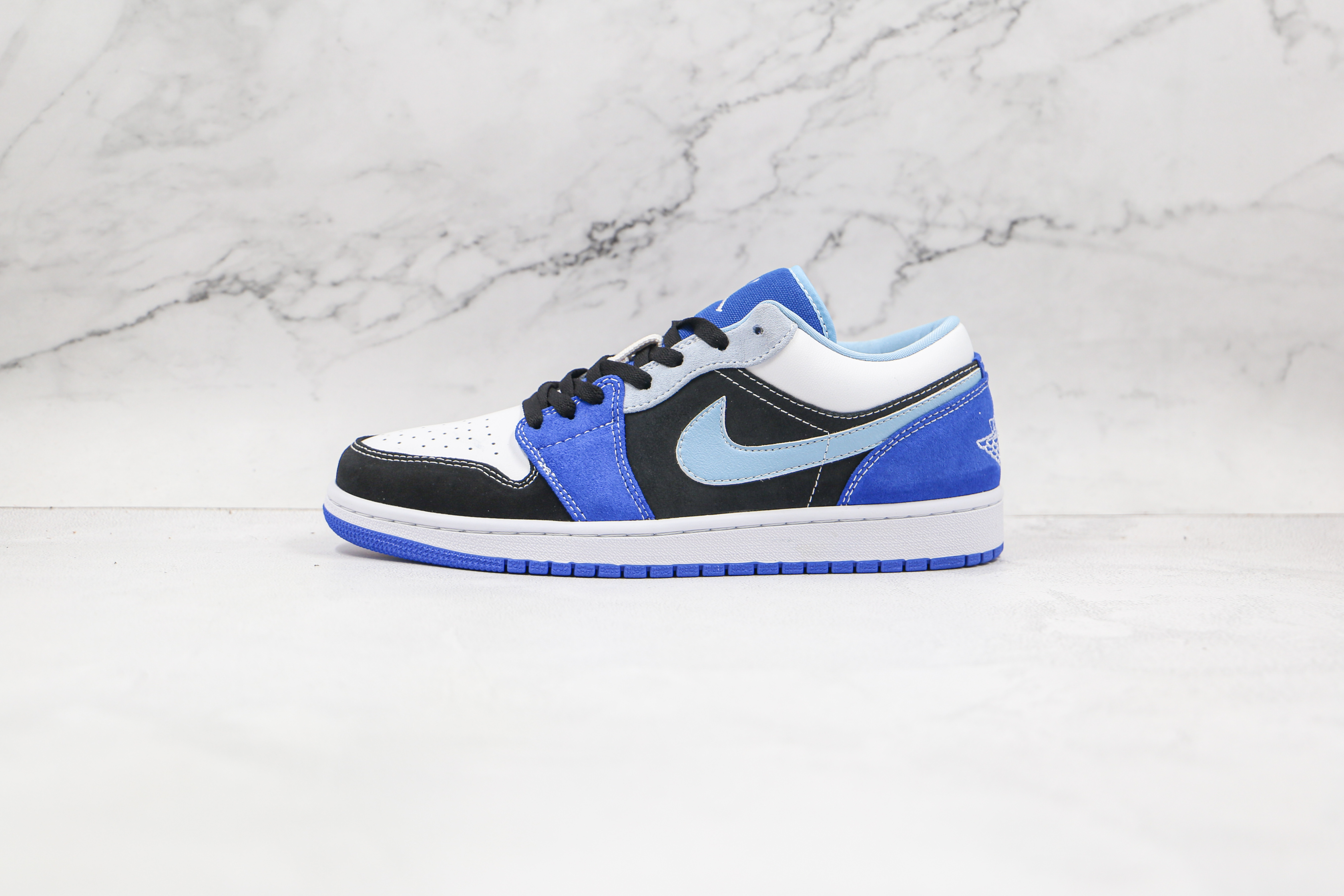 Air Jordan 1 Low White Blue Black