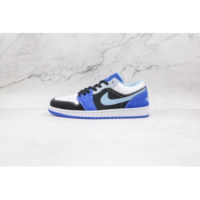 Air Jordan 1 Low White Blue Black 01