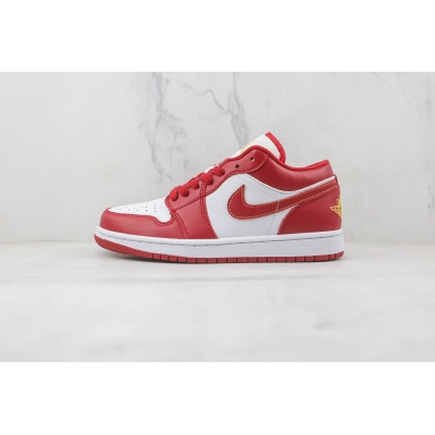 Air Jordan 1 Low Whiter'Red 01