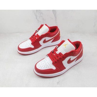 Air Jordan 1 Low Whiter'Red 02
