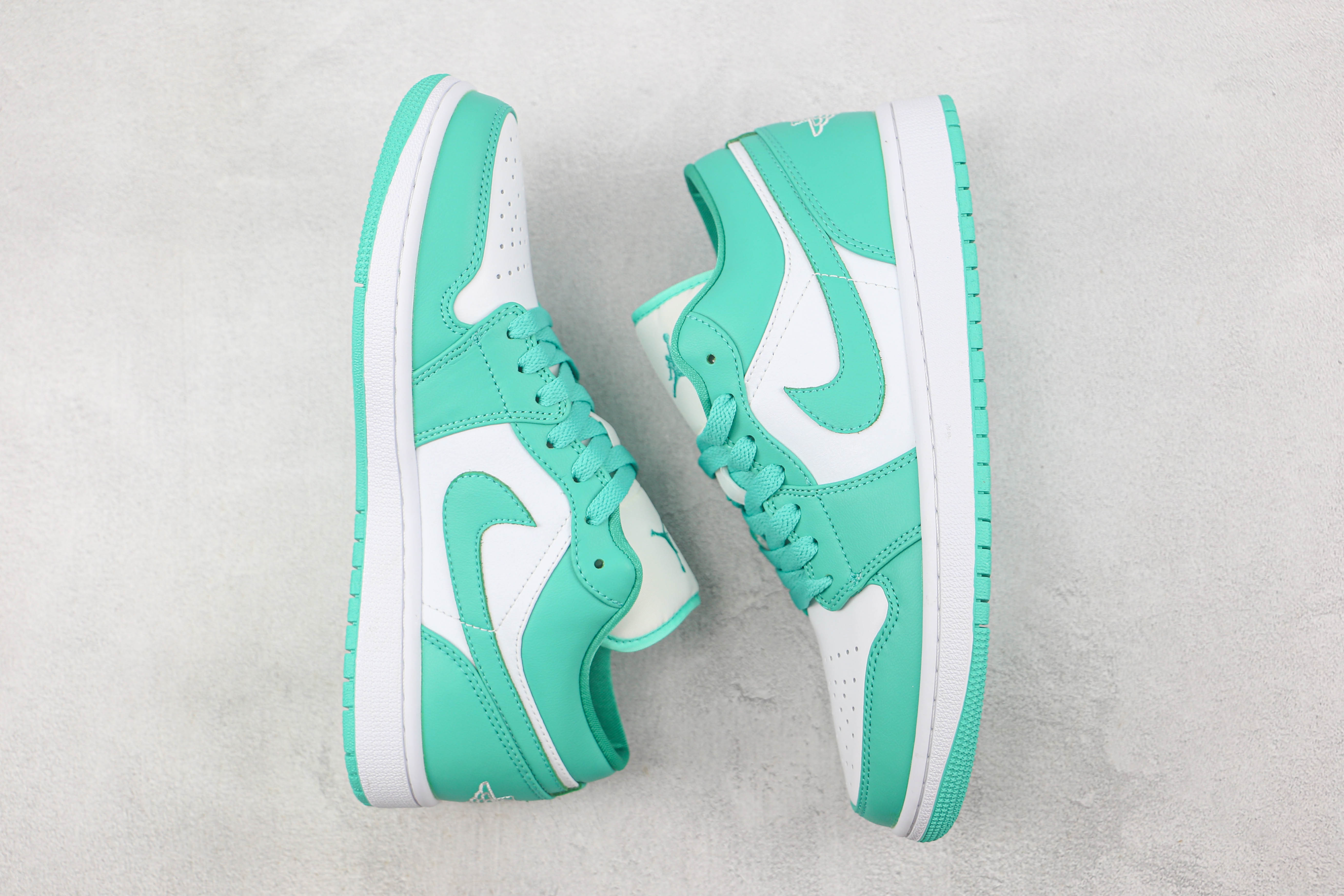 Air Jordan aj1 Low Vintage White Green