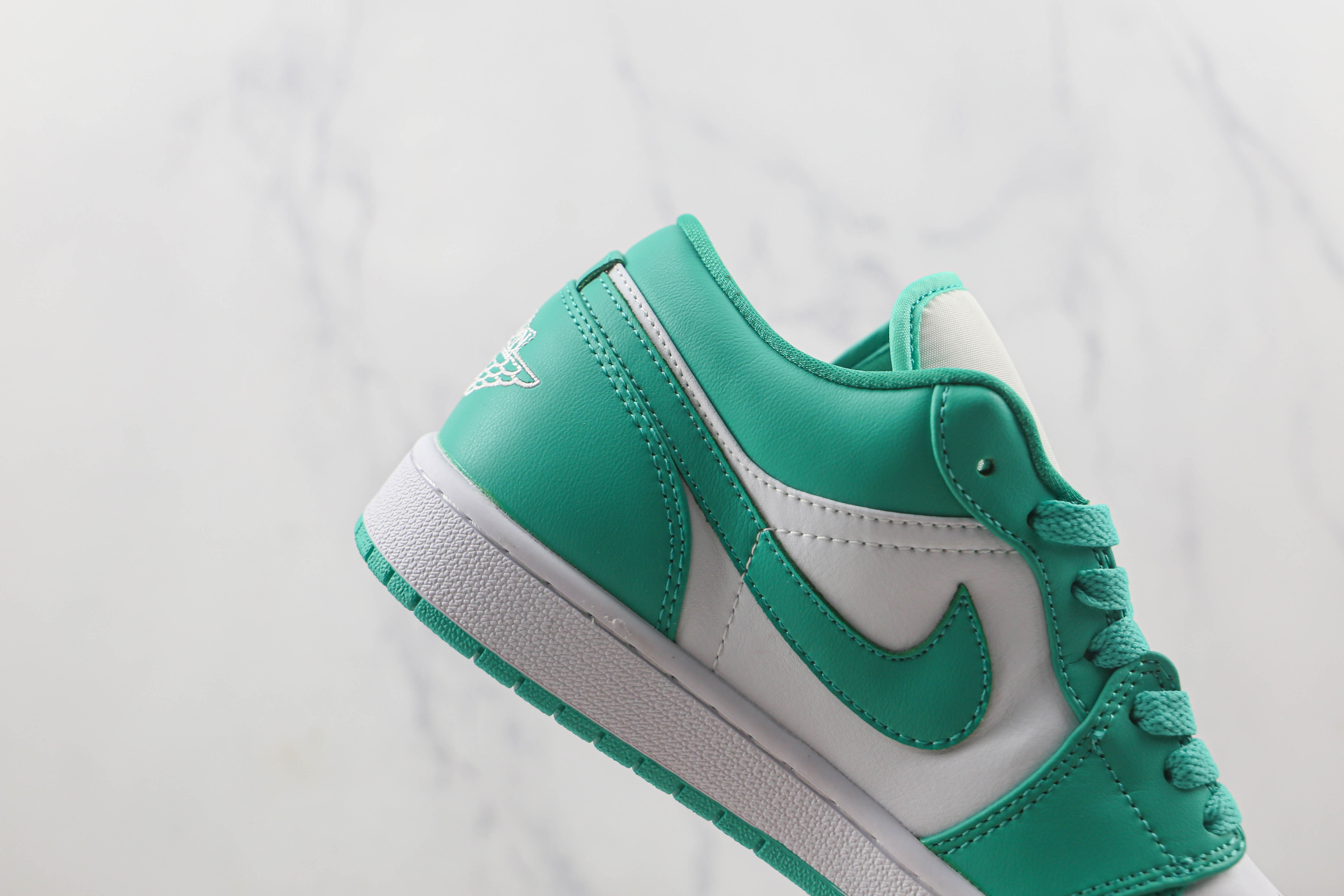 Air Jordan aj1 Low Vintage White Green