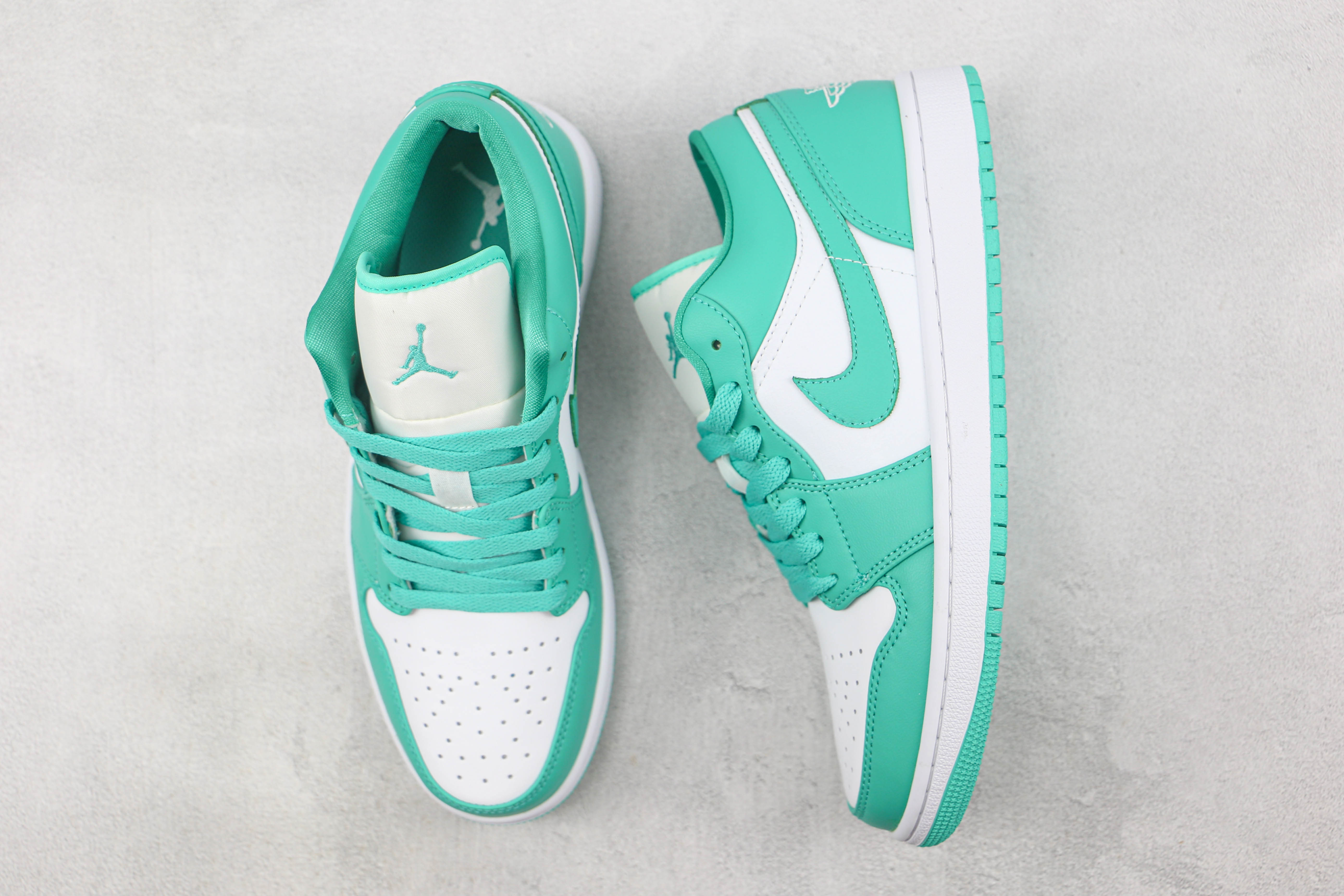 Air Jordan aj1 Low Vintage White Green