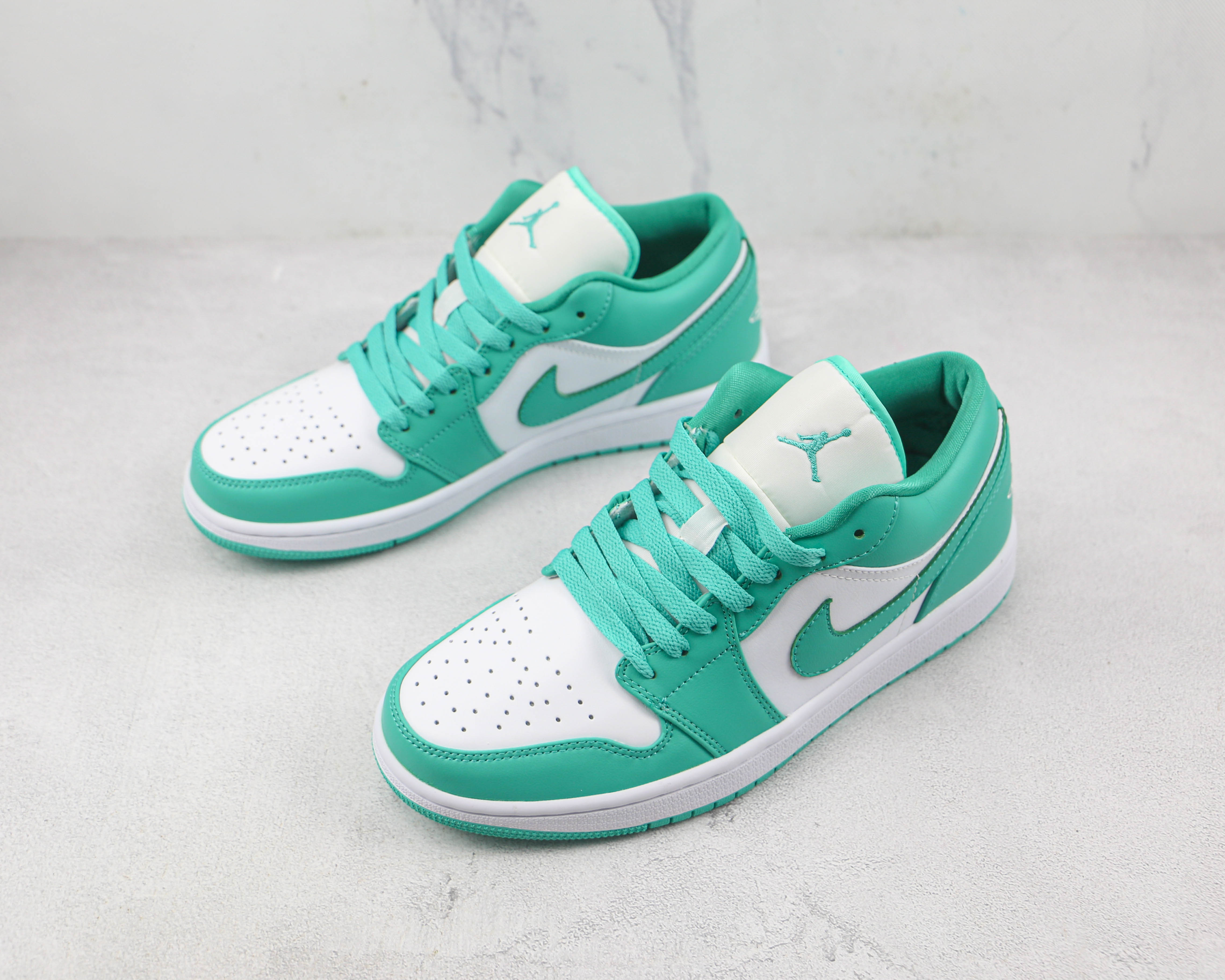Air Jordan aj1 Low Vintage White Green