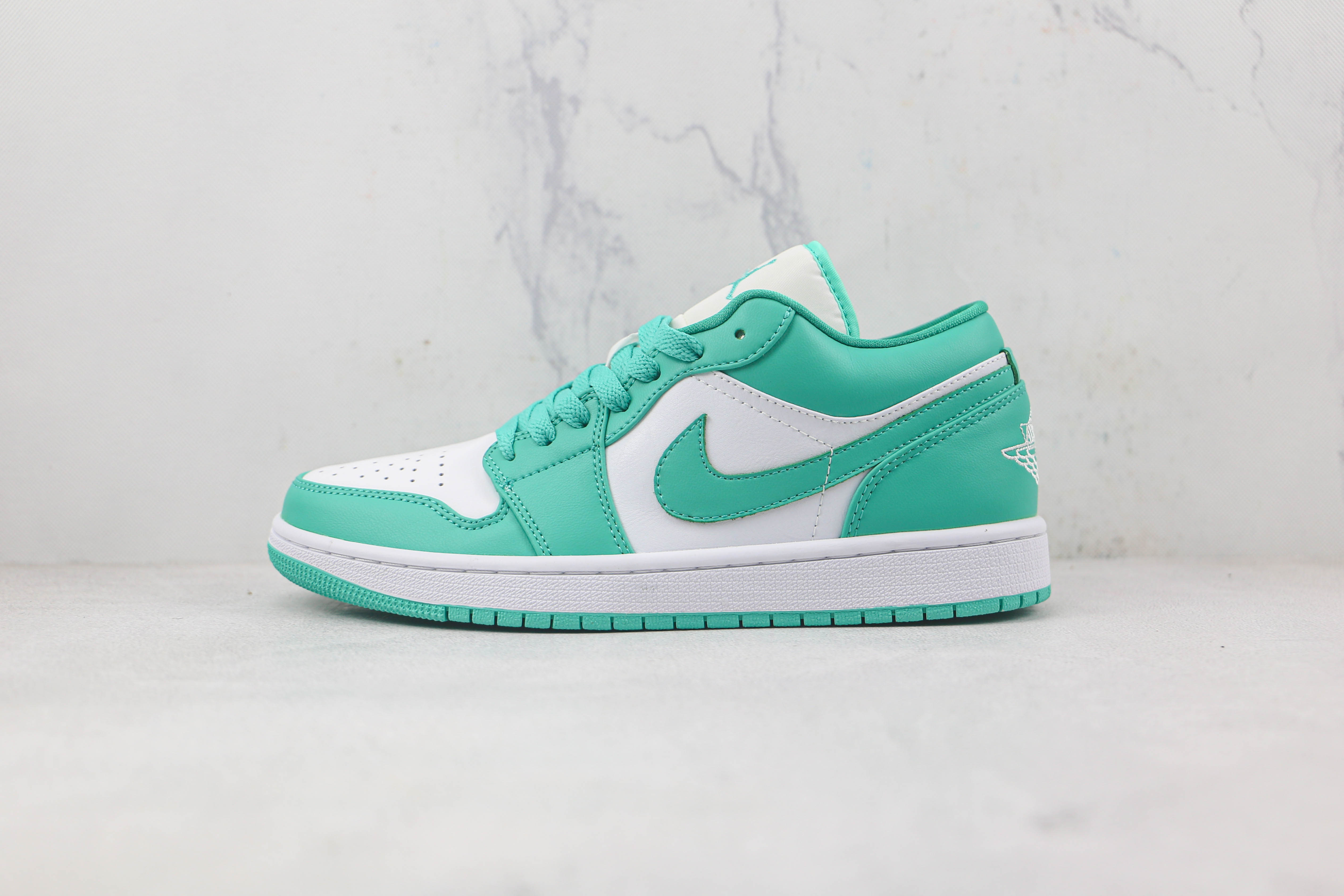Air Jordan aj1 Low Vintage White Green