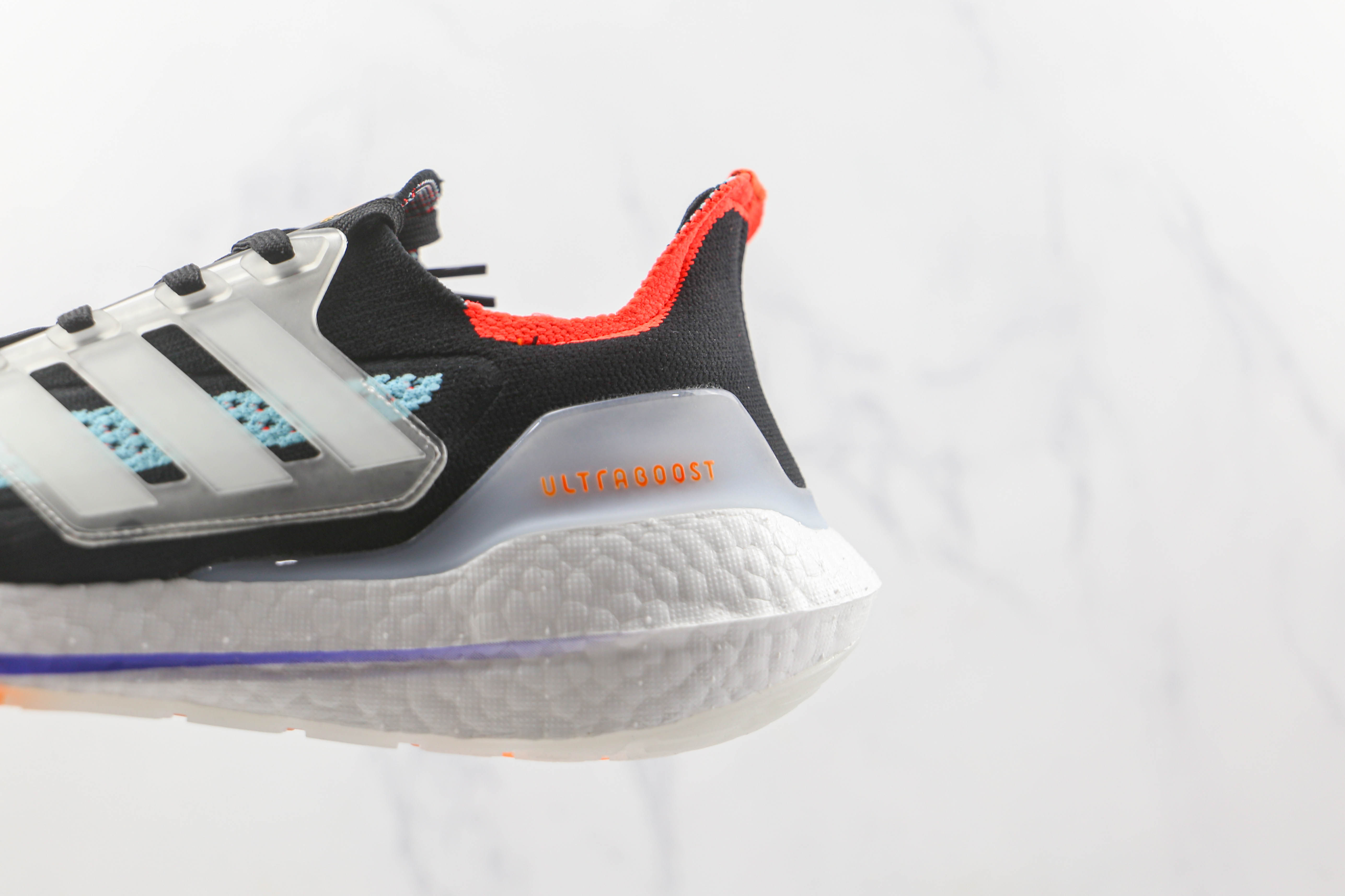 Adidas Ultra Boost 2021 Black Blue Orange