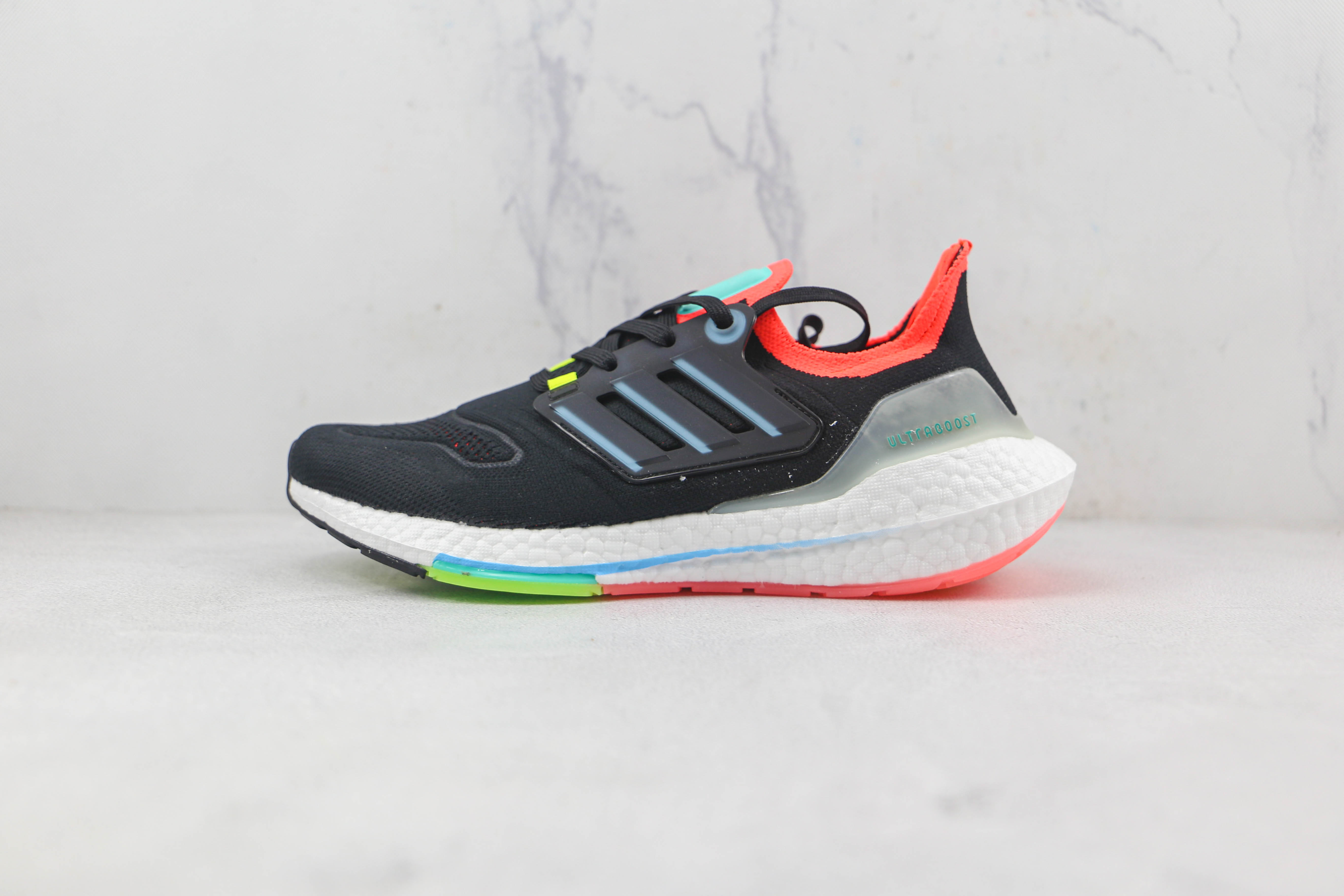 Adidas Ultra Boost 2022 Black Sky Rush Turbo