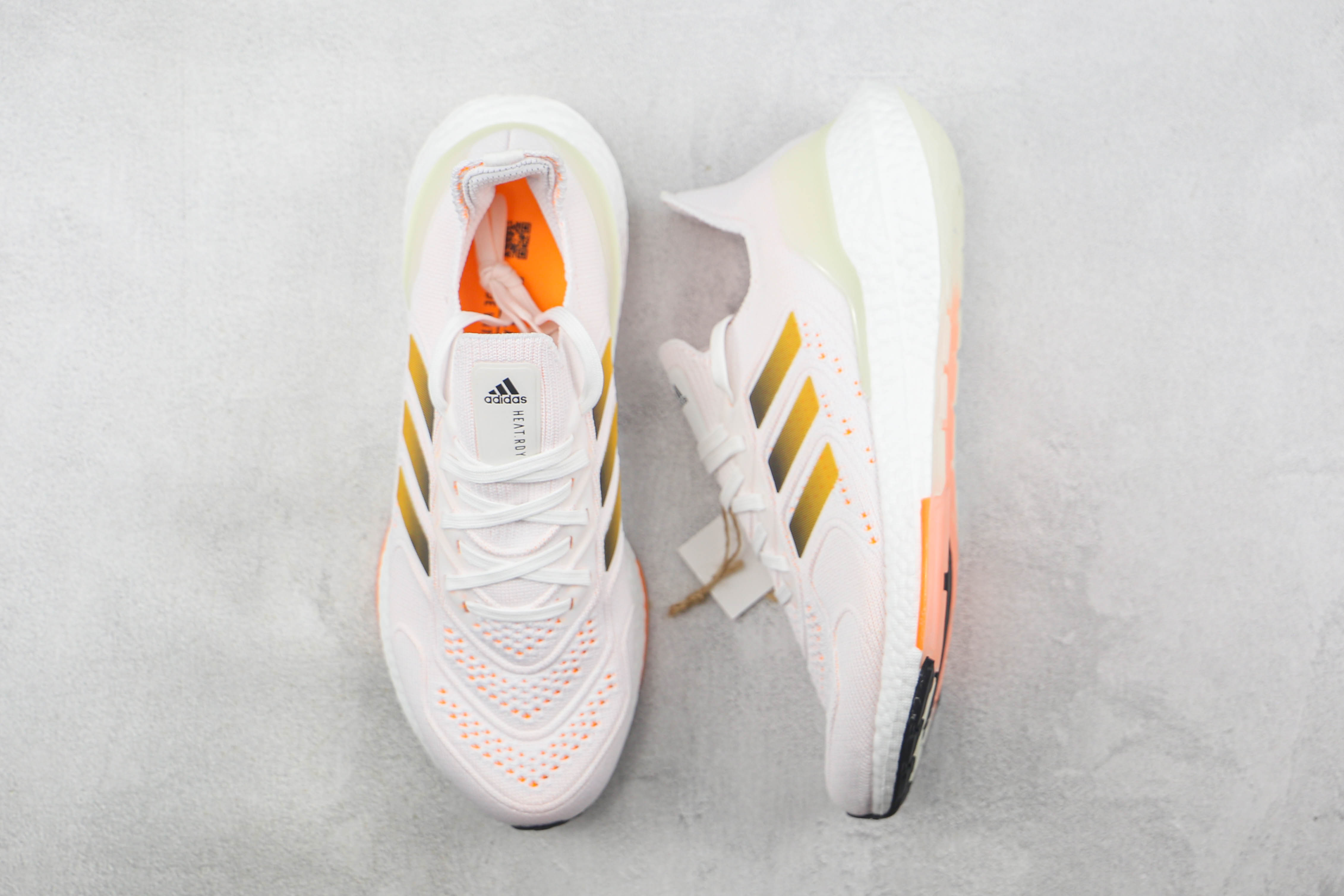 Adidas Ultra Boost 2022 Heat.RDY White Flash Orange