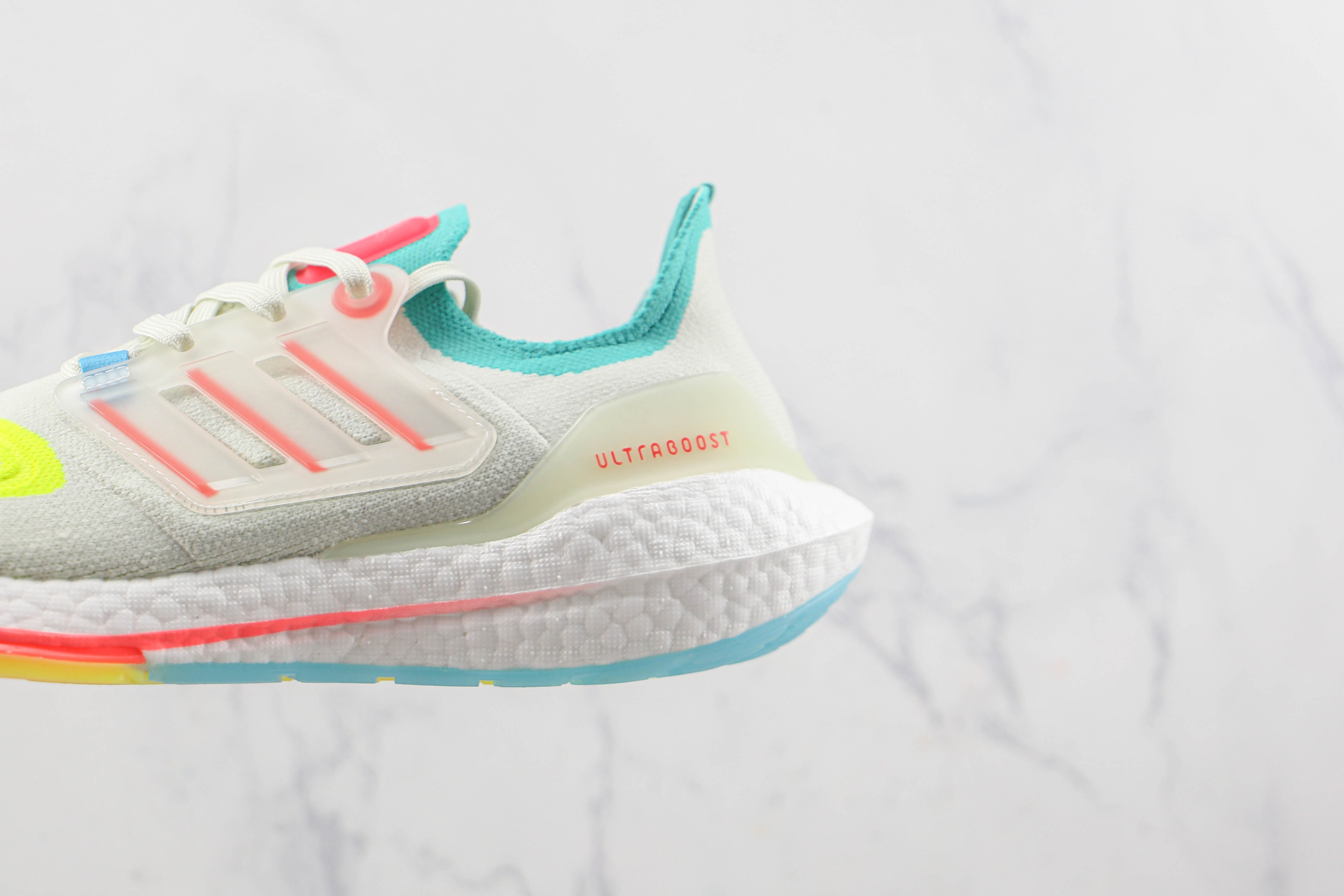 Adidas Ultra Boost 2022 White Blue Yellow