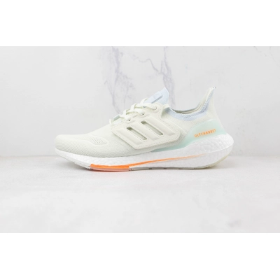 Adidas Ultra Boost 2022 White Grey Orange 01