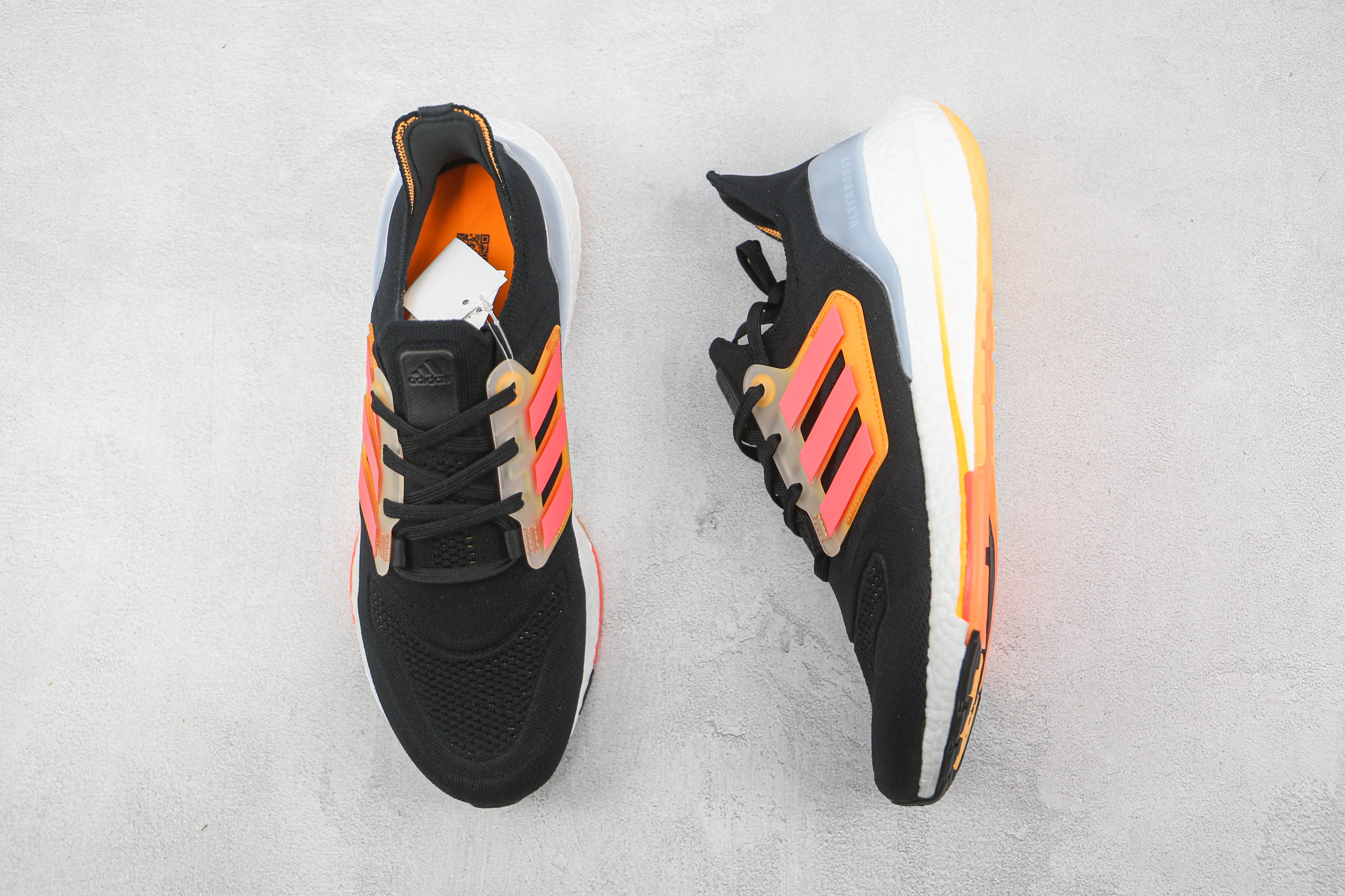 Adidas Ultra Boost 2022 Black Red Orange