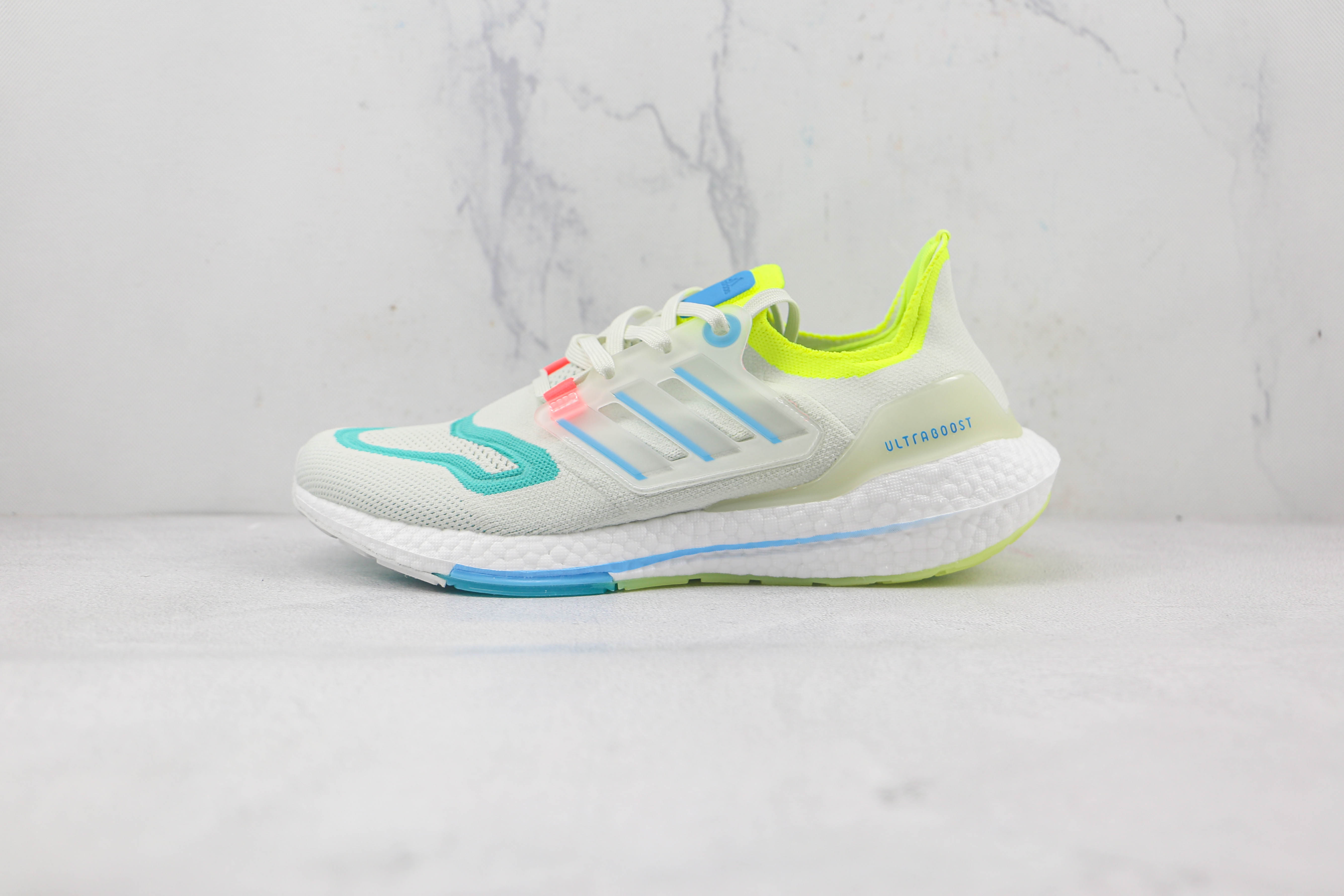 Adidas Ultra Boost 2022 White Sky Rush Mint