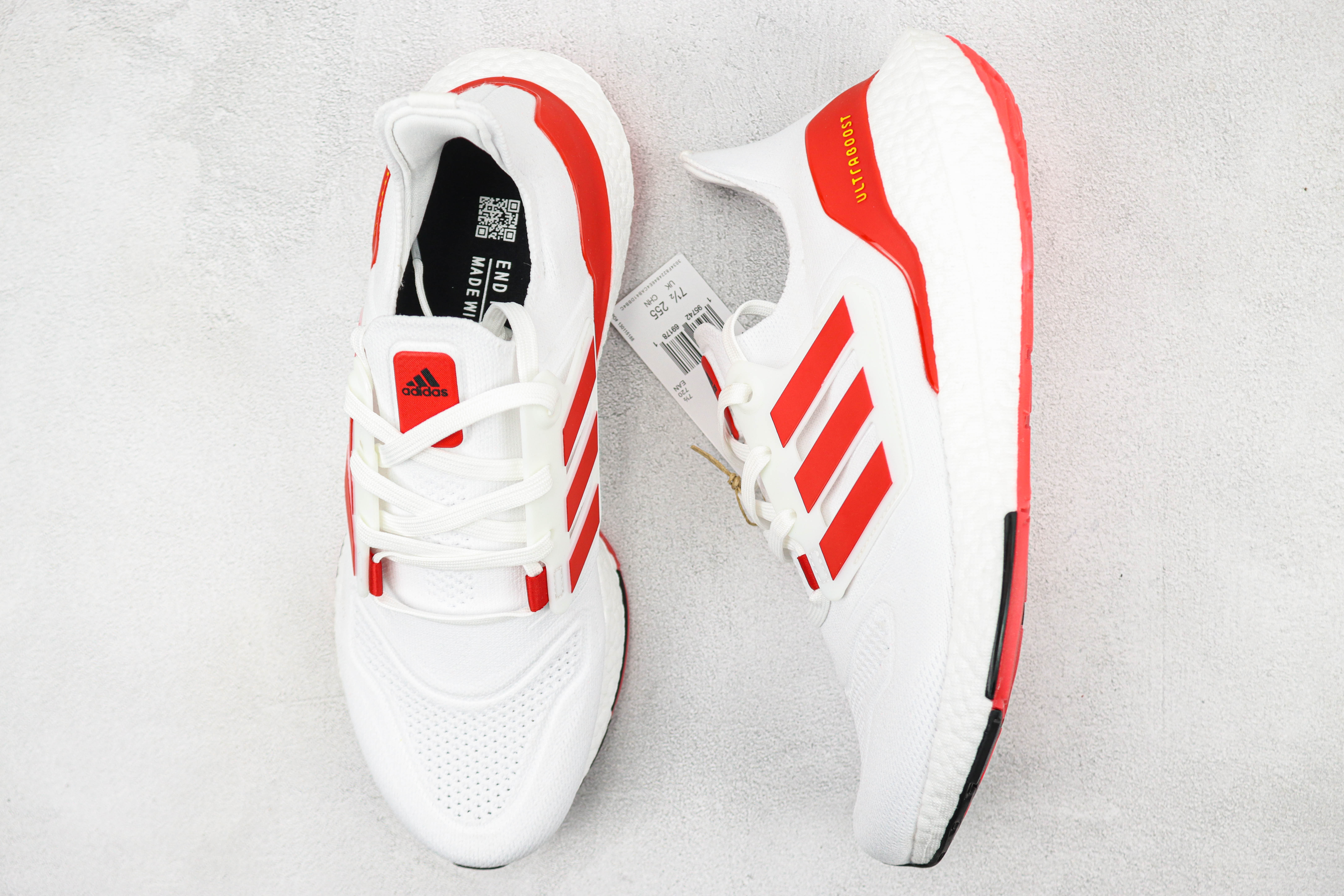 Adidas Ultra Boost 2022 White Red