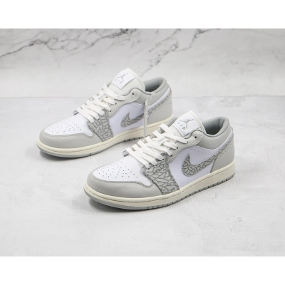 Air Jordan 1 Low PRM Elephant Print 02