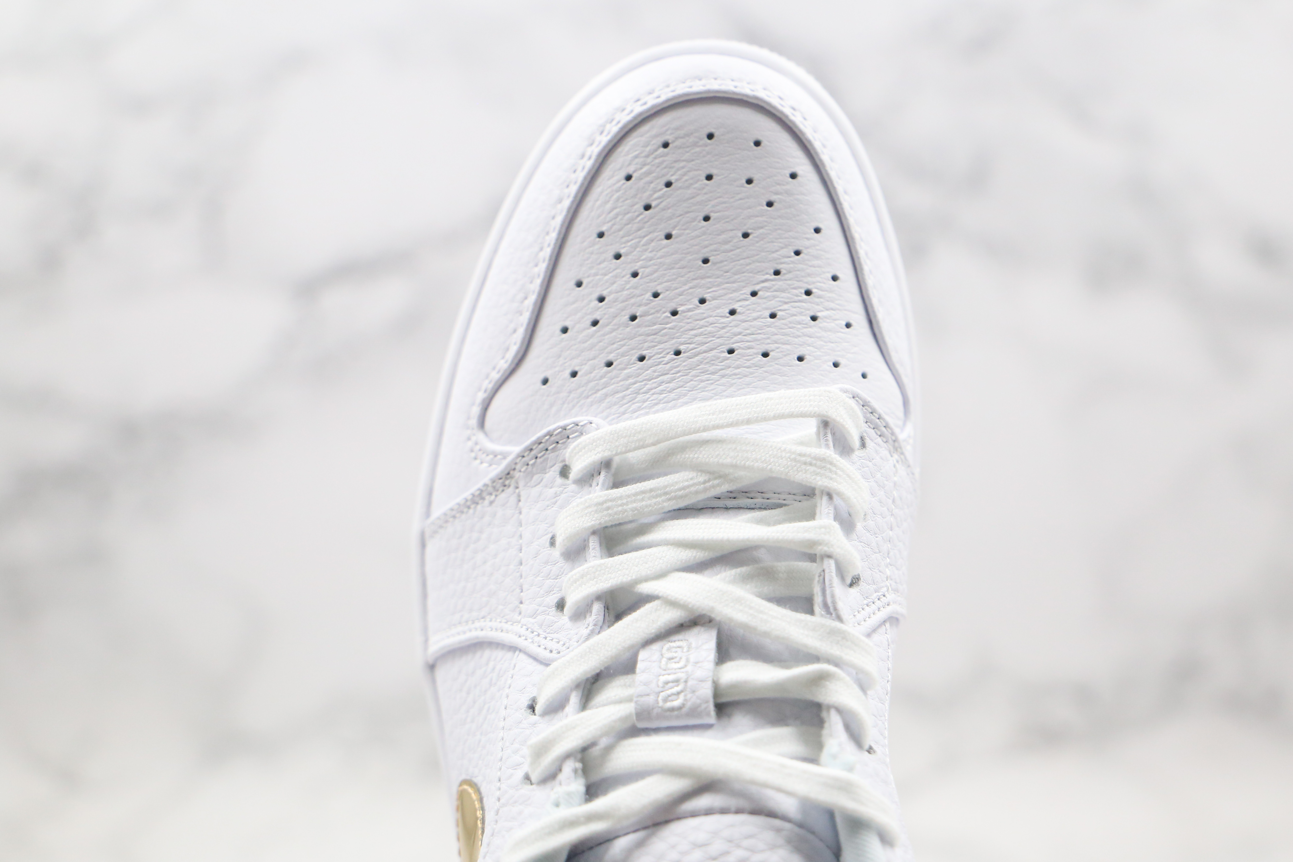 Air Jordan 1 Low White Metallic Gold