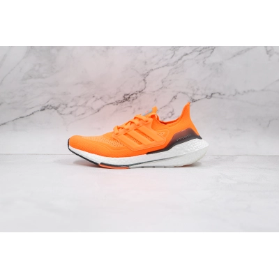 Adidas Ultra Boost 2021 Orange/White Blue 01