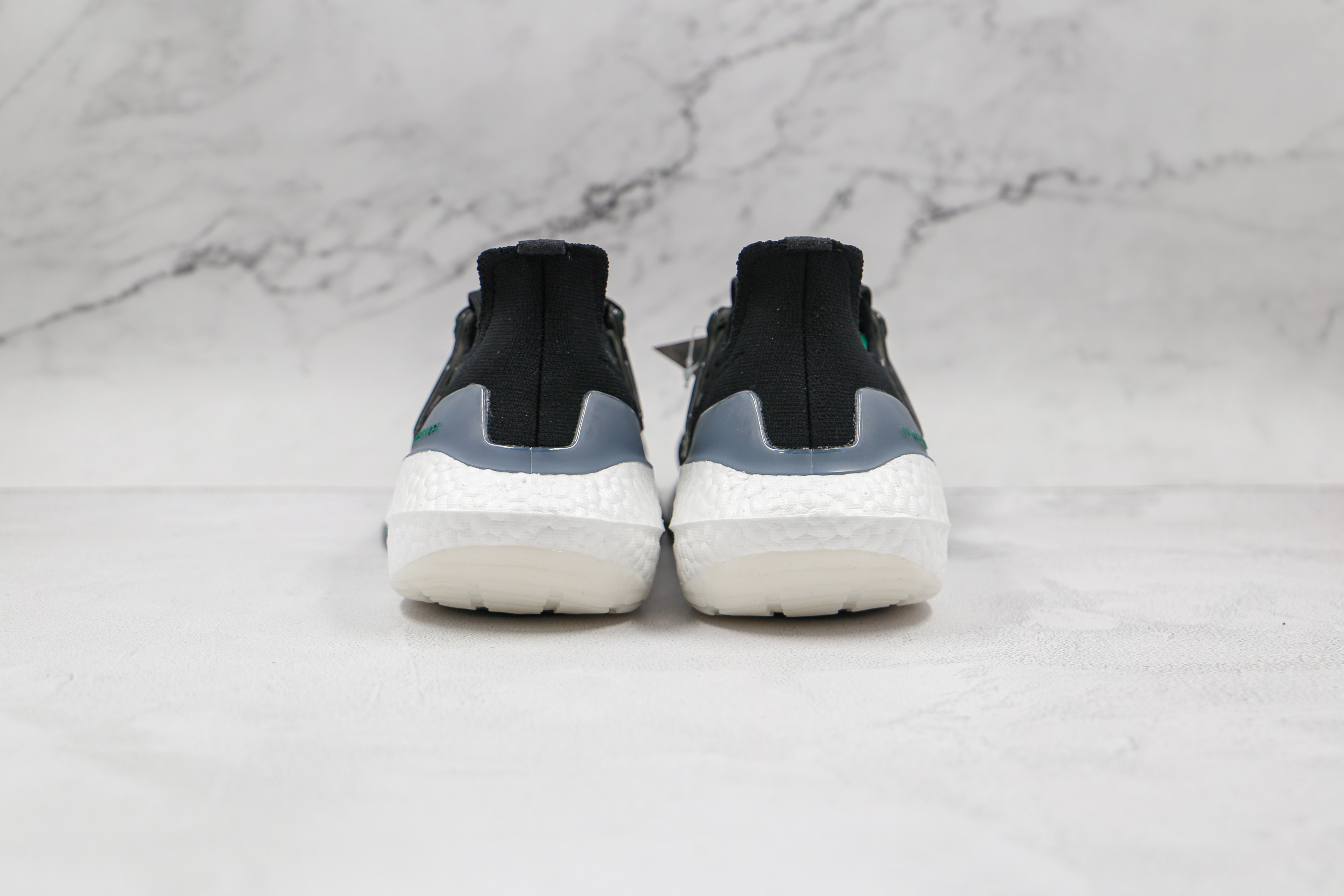 Adidas Ultra Boost 2021 Black and Sub Green