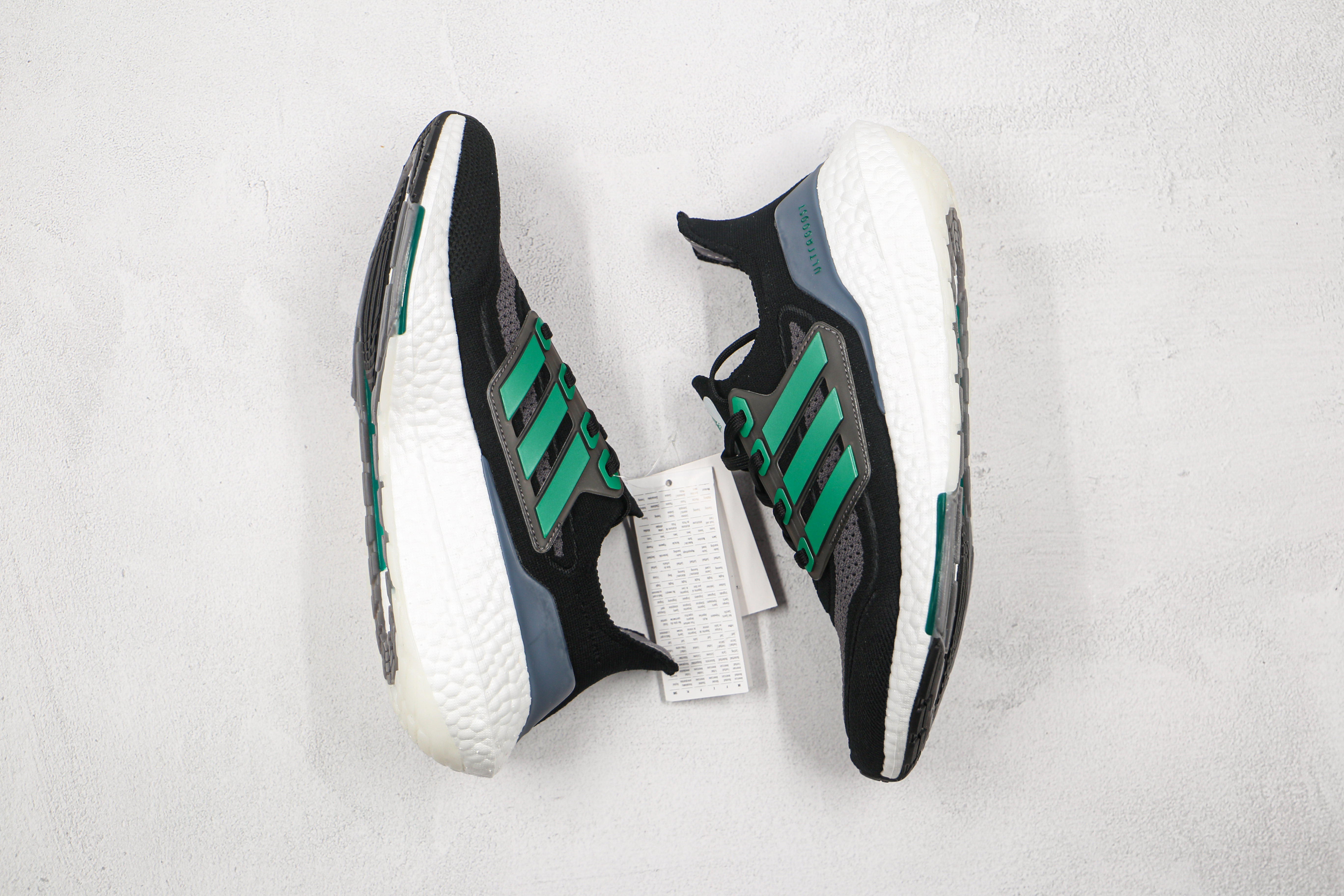 Adidas Ultra Boost 2021 Black and Sub Green