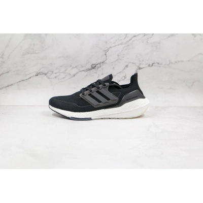 Adidas Ultra Boost 2021 Black White 01