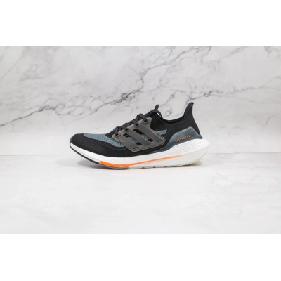 Adidas Ultra Boost 2021 Black Grey Orange 01