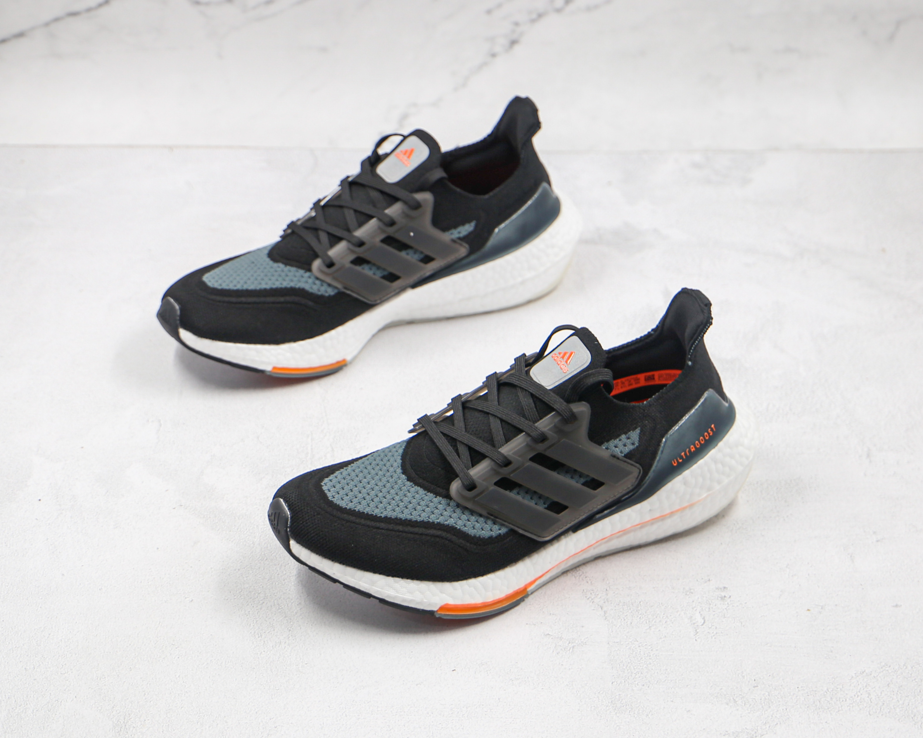 Adidas Ultra Boost 2021 Black Grey Orange