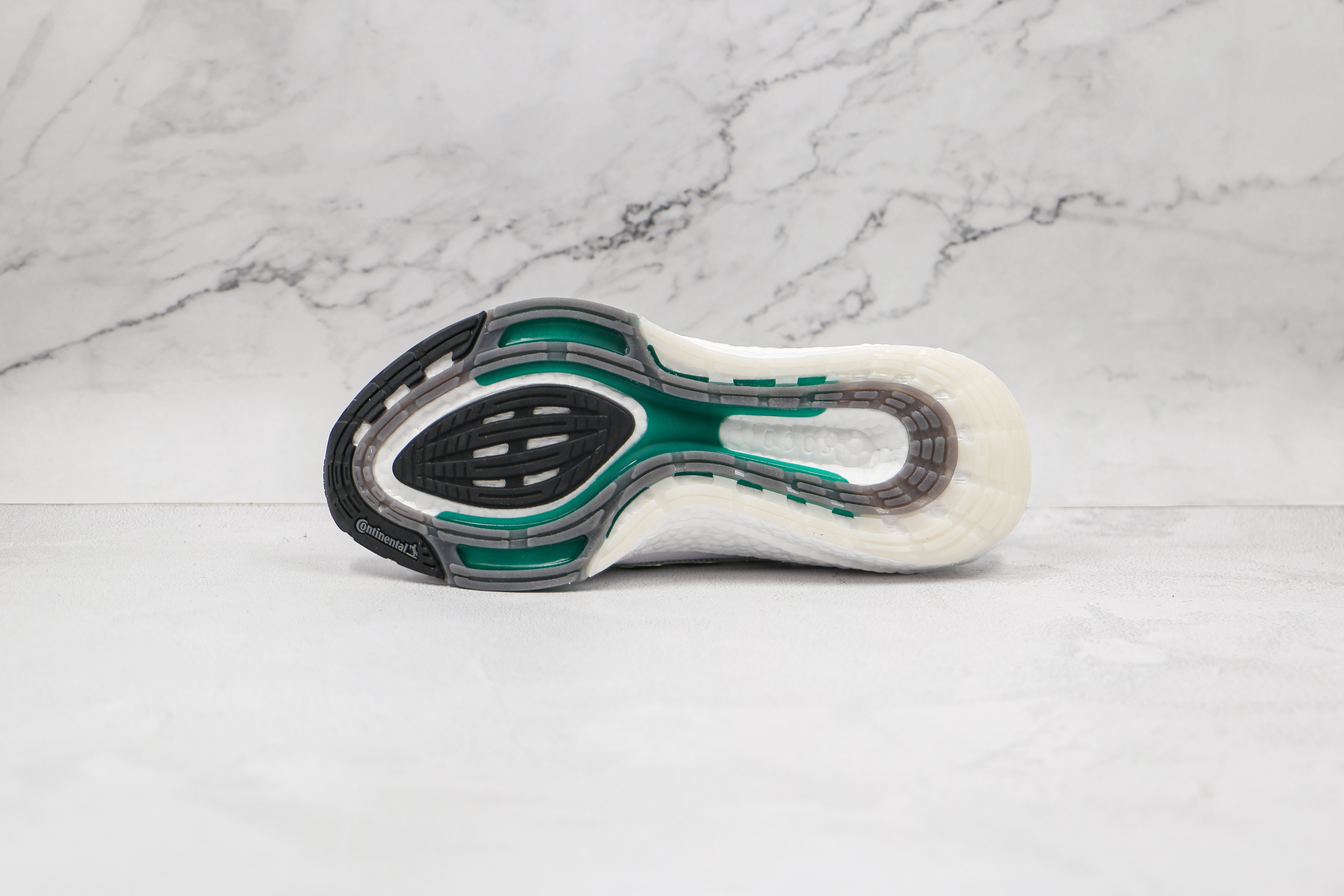 Adidas Ultra Boost 2021 White and Sub Green