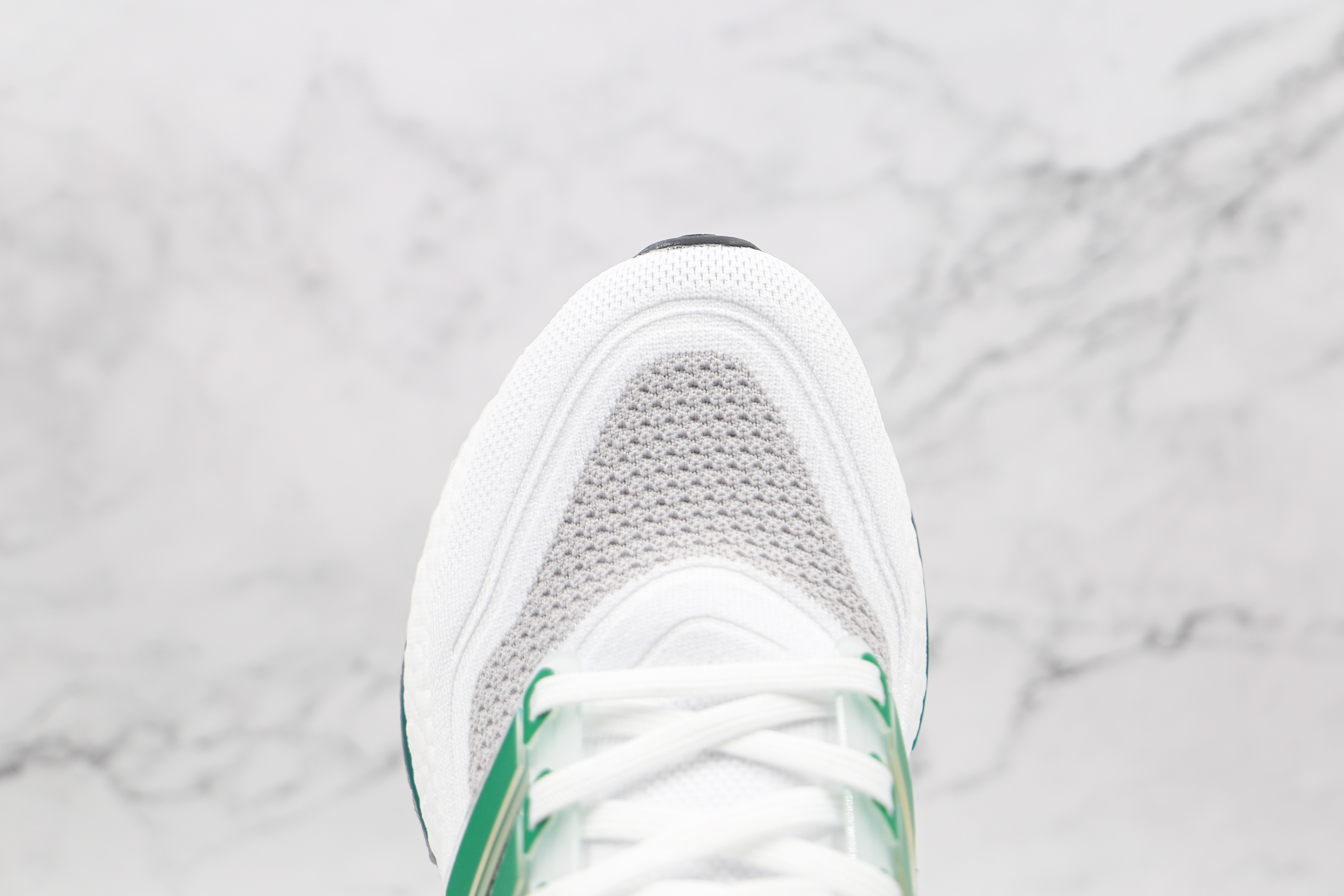 Adidas Ultra Boost 2021 White and Sub Green