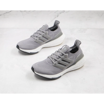Adidas Ultra Boost 2021 Light Grey White 02