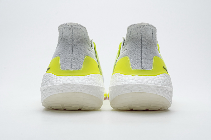 Adidas Ultra Boost 2021 White Grey Yellow