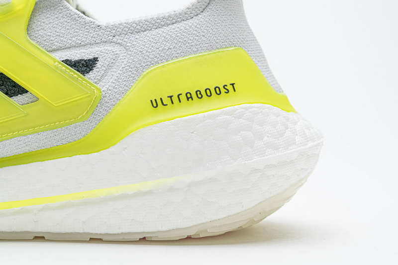 Adidas Ultra Boost 2021 White Grey Yellow