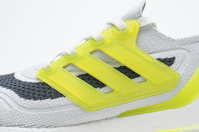 Adidas Ultra Boost 2021 White Grey Yellow