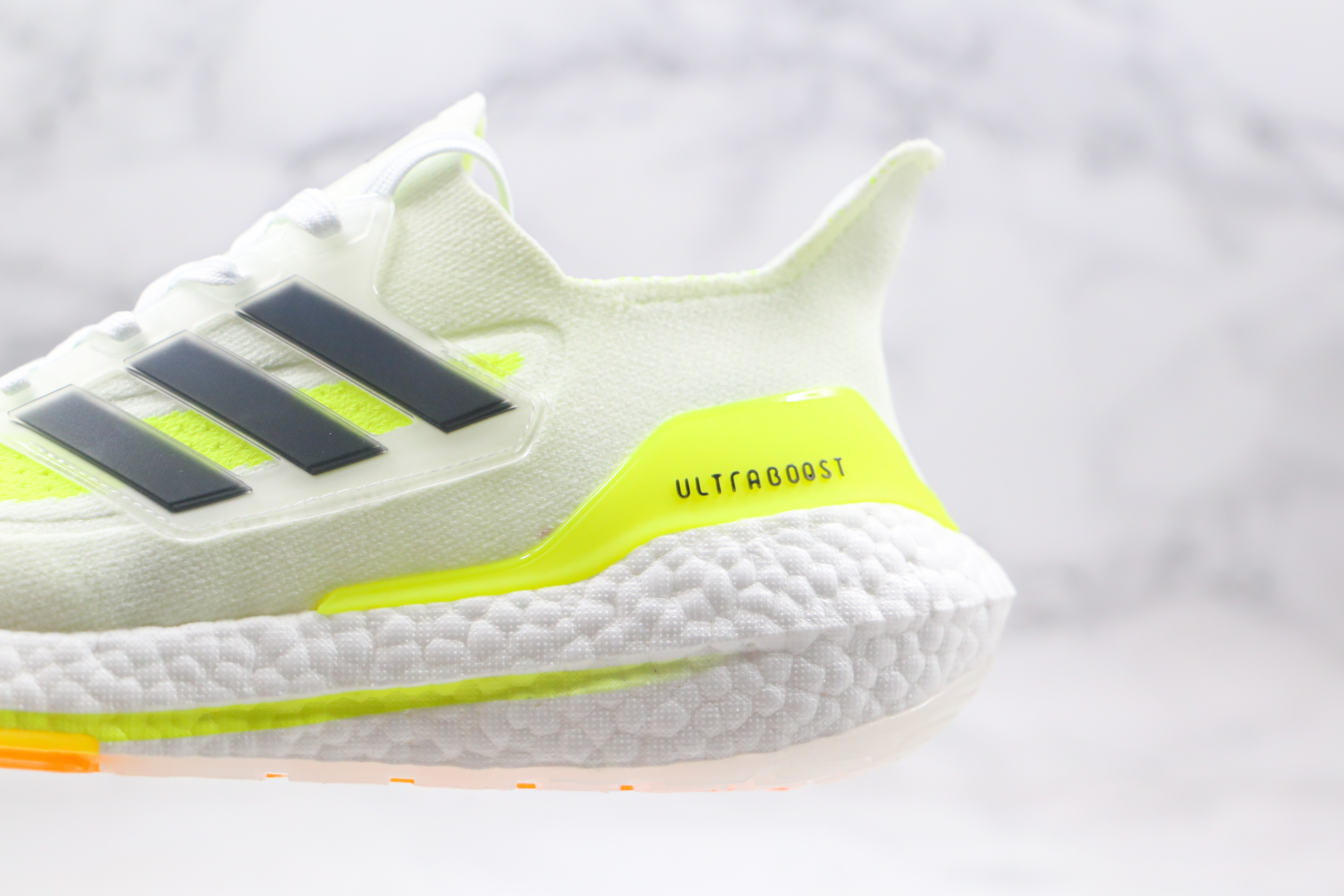 Adidas Ultra Boost 2021 White Yellow Black