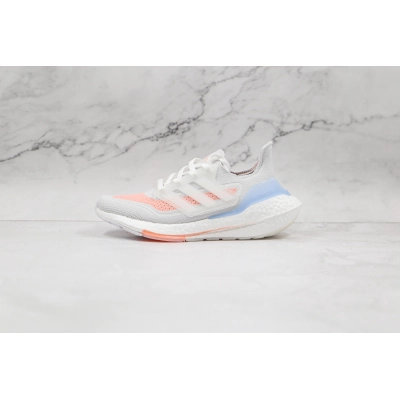 Adidas Ultra Boost 21 White Pink 01
