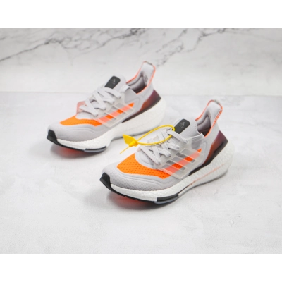Adidas Ultra Boost 21 Dash Grey Screaming Orange 02