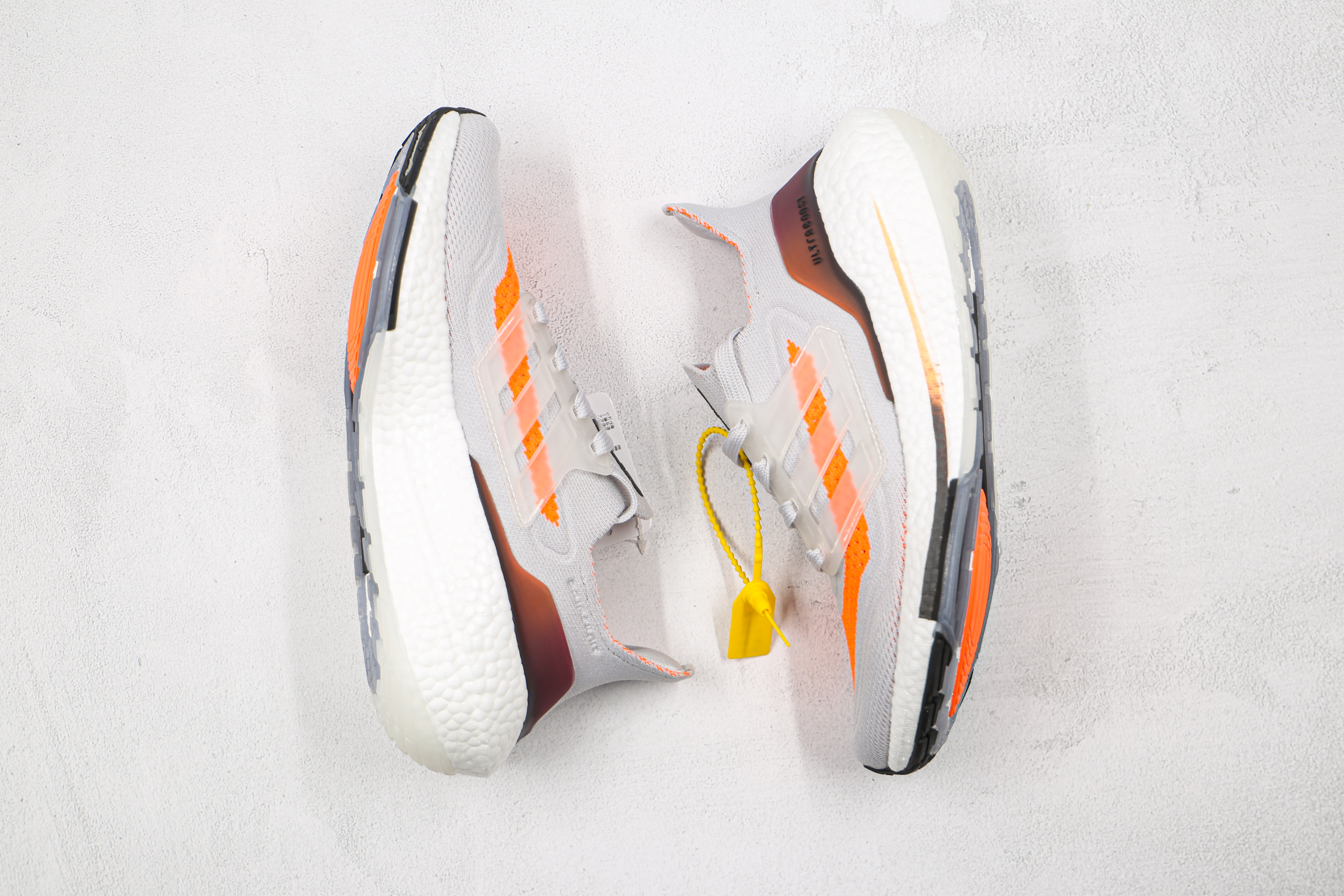 Adidas Ultra Boost 21 Dash Grey Screaming Orange